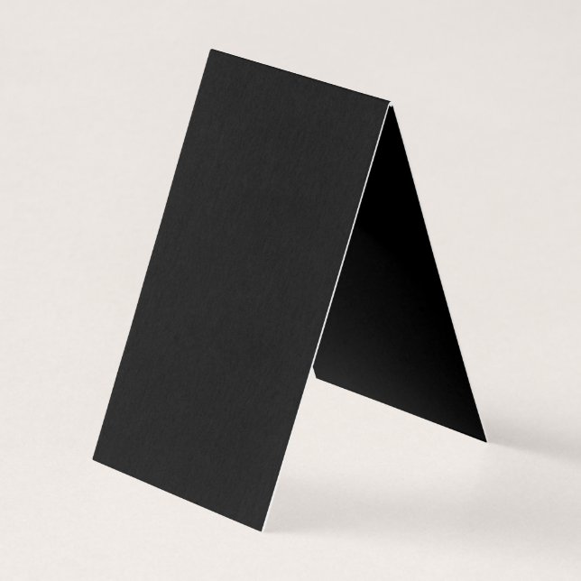 Create Your Own Black Custom Design Holiday Card (Back)