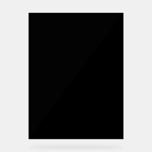 Create Your Own Black Custom Design Holiday Card Acrylic Sign