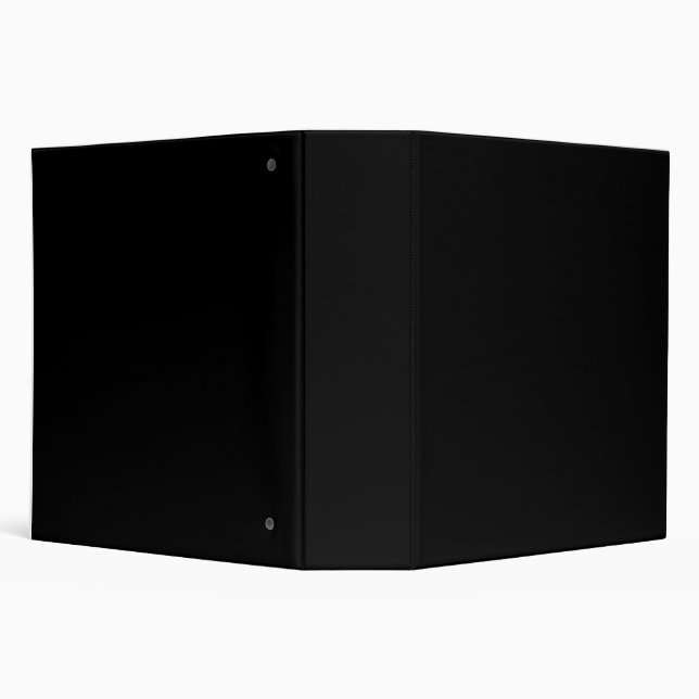 Create Your Own Black Custom Design Holiday Card Binder (Background)