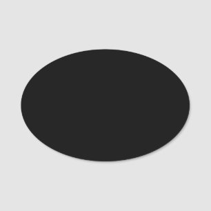 Create Your Own Black Custom Design Holiday Card Name Tag