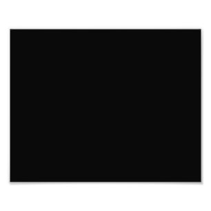 Create Your Own Black Custom Design Holiday Card Photo Print