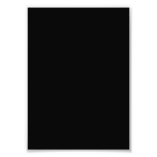 Create Your Own Black Custom Design Holiday Card Photo Print