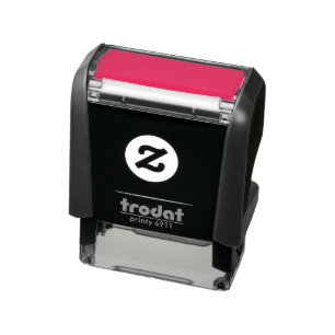 Create Your Own Black Custom Design Holiday Card Self-inking Stamp