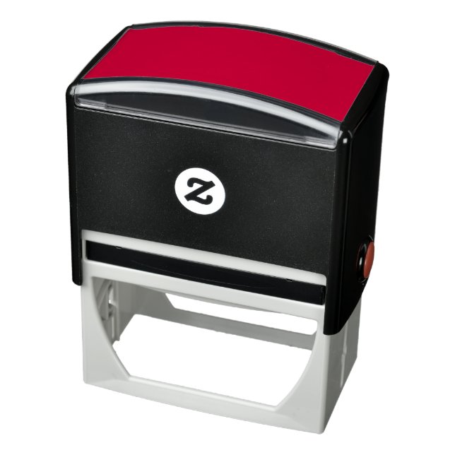 Create Your Own Black Custom Design Holiday Card Self-inking Stamp (Product)
