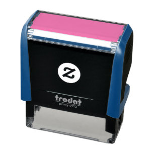 Create Your Own Black Custom Design Holiday Card Self-inking Stamp