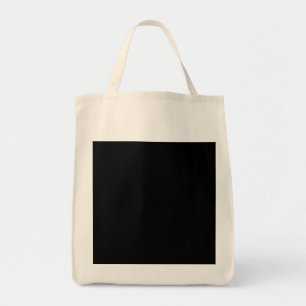 Create Your Own Black Custom Design Holiday Card Tote Bag