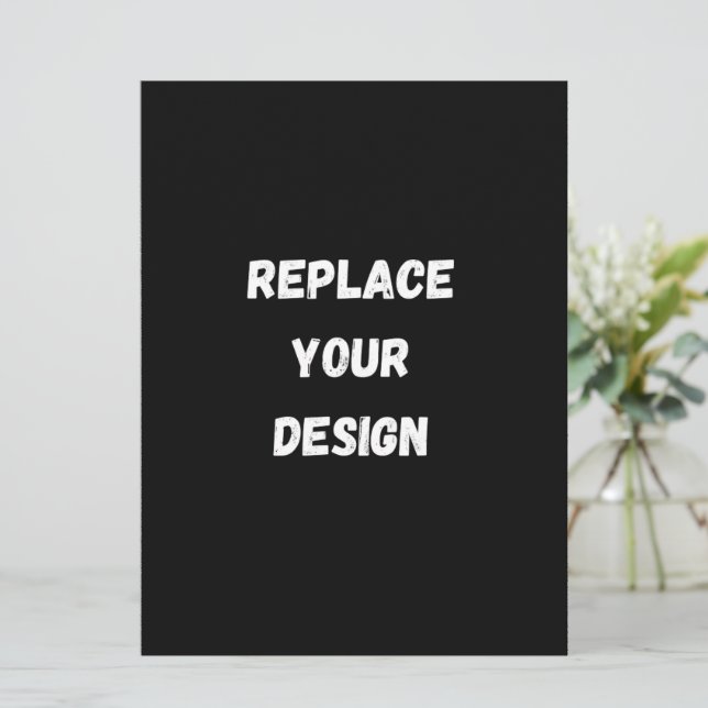  Create Your Own Black Custom Design Program (Standing Front)