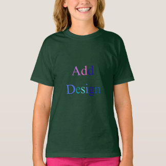 Create Your Own Black Custom Design T-Shirt