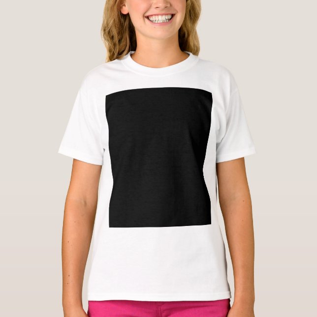 Create Your Own Black Custom T-Shirt (Front)