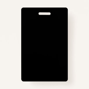 Create Your Own Black Custom Vertical Badge