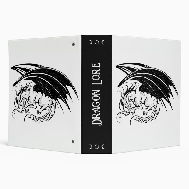Create Your Own Black Dragon Binder (Background)