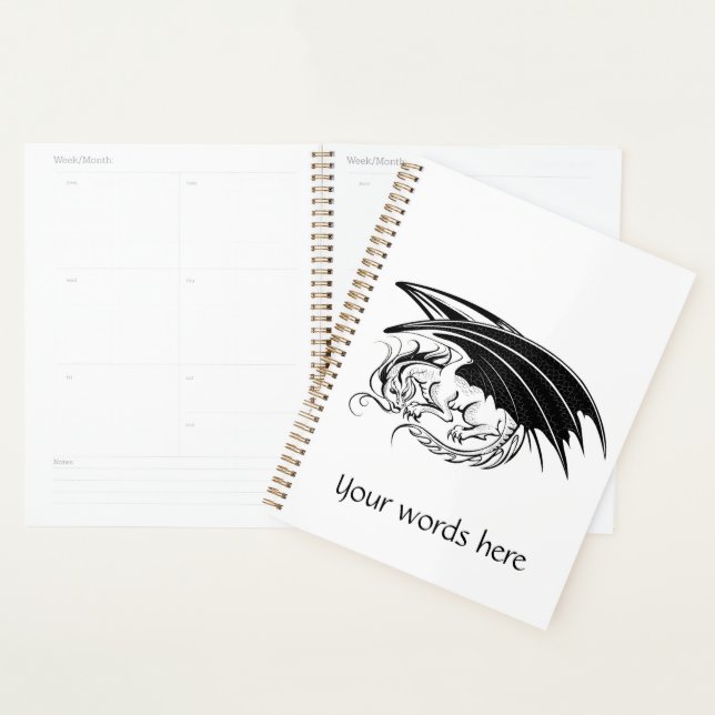 Create Your Own Black Dragon Planner (Display)