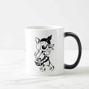 Create Your Own Black Ganesh Flute Magic Mug