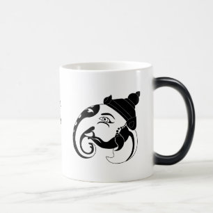 Create Your Own Black Ganesh Profile Magic Mug