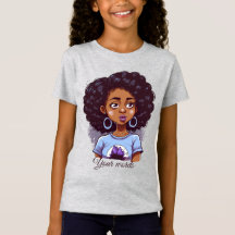 Create Your Own Black Girl in Purple
