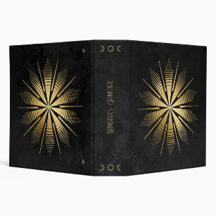 Create Your Own Black & Gold Mandala Binder