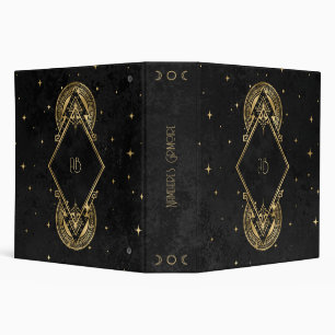 Create Your Own Black & Gold Ornate Tribal Binder
