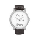 Create Your Own Black Leather Watch
