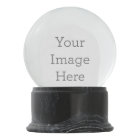 Create Your Own Black Marble Snow Globe!