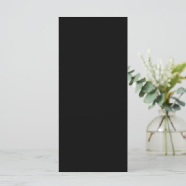 Create Your Own Black personalized Halloween Cards (Standing Front)