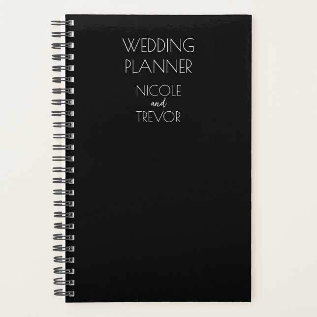 Create Your Own - Black Planner (Front)