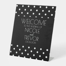 Create Your Own - Black & White Polkadots