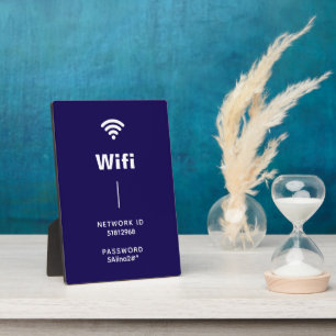 Create Your Own Black & White Simple Wifi Plaque