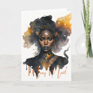 Create Your Own Black Witch Card