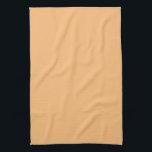 Create Your Own Blank Template Orange Apricot Kitchen Towel<br><div class="desc">Create Your Own Custom Upload Add Your Monogram Initial Photo or Logo Text Name Elegant Modern Cute Kitchen & Dining / Table & Kitchen Linens/ Blank Template Apricot Orange Solid Colour Kitchen Towel.</div>