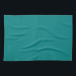 Create Your Own Blank Template Teal Blue Elegant Kitchen Towel<br><div class="desc">Create Your Own Custom Upload Add Your Monogram Initial Photo or Logo Text Name Elegant Modern Cute Kitchen & Dining / Table & Kitchen Linens/ Blank Template Teal Blue Green Solid Colour Kitchen Towel.</div>
