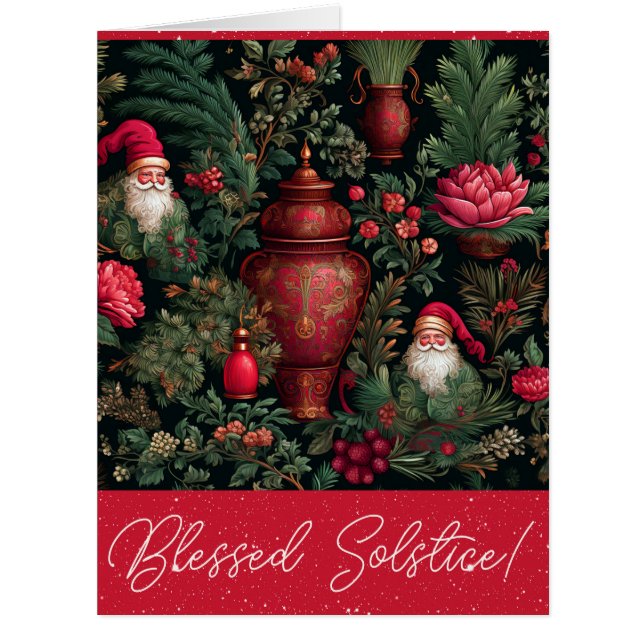 Create Your Own Blessed Solstice Mystical Gnomes (Front)