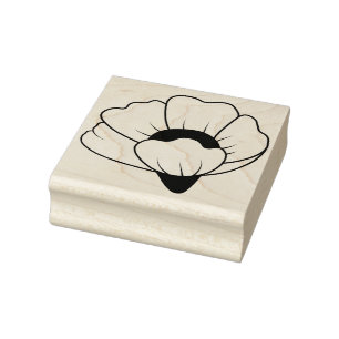 Create Your Own Blooming Flower Floral Rubber Stamp