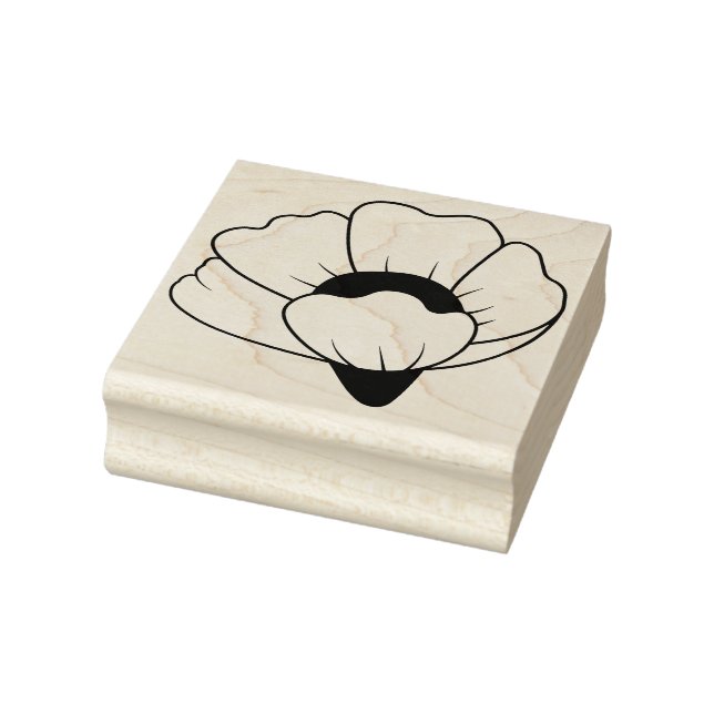 Create Your Own Blooming Flower Floral Rubber Stamp (Stamp)