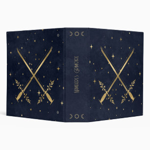 Create Your Own Blue & Gold Celestial Sword Binder