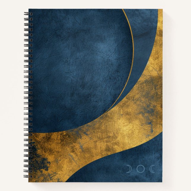 Create Your Own Blue & Gold Notebook (Front)