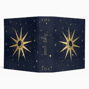 Create Your Own Blue & Gold Ten-Pointed Star Binder