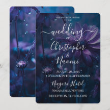 Create Your Own Blue & Purple Wildflowers Wedding