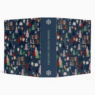 Create Your Own Blue Sleigh All Day Gnomes Binder