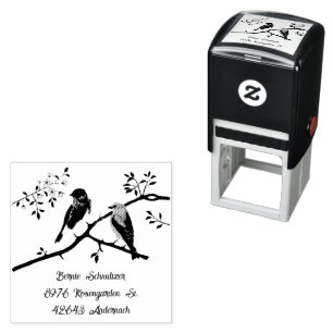 Create your own Bluebirds Custom Self Ink Stamp