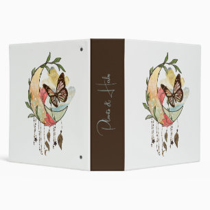 Create Your Own Boho Butterfly Moon Dreamcatcher Binder