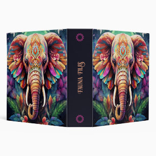 Create Your Own Boho Jungle Elephant Binder