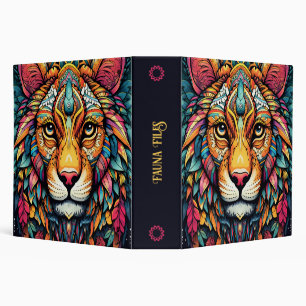 Create Your Own Boho Mountain Lion Totem Animal Binder