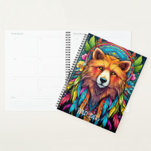 Create Your Own Boho Red Fox Totem Animal Planner