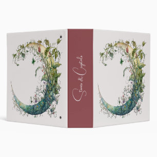 Create Your Own Boho Wildflower Ivy Moon Binder