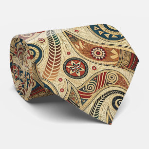 Create Your Own Bold Festive Tribal Autumn Tie