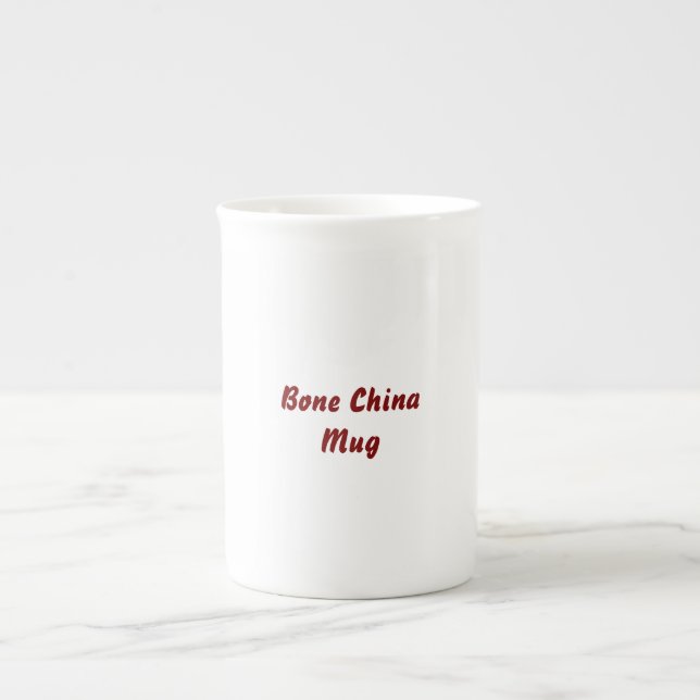 Create Your Own Bone China Mug (Front)