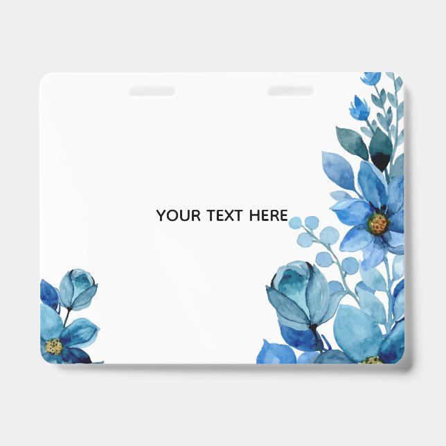 Create Your Own Botanical Design Badge (Front)