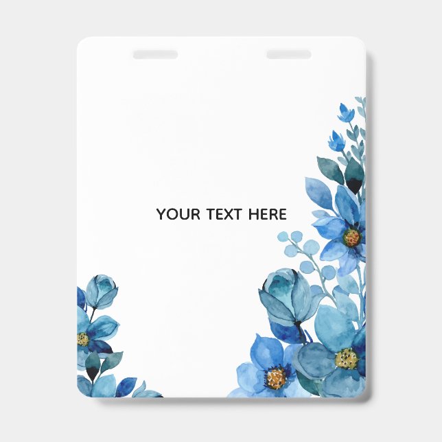 Create Your Own Botanical Design Badge (Front)