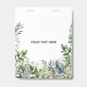 Create Your Own Botanical Design Badge