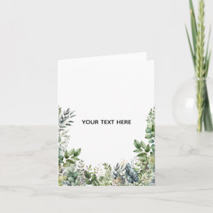 Create Your Own Botanical Design Card